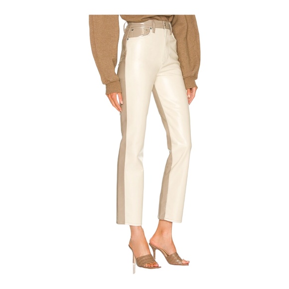 Agolde Pants - NWT Agolde Paneled 90's Pinch Waist / powder & quail